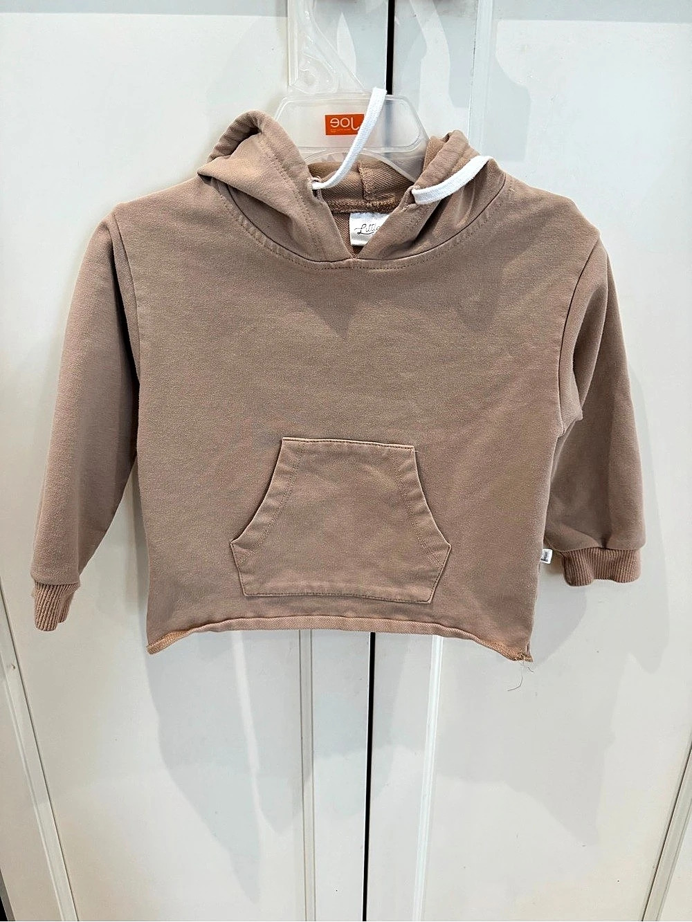 Little LOTT cream Hoodie Size 18-24m Like New